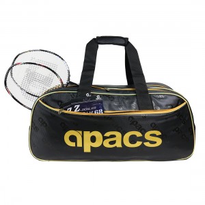 Apacs Double Compartment Holdall AREC801 - Black/Gold