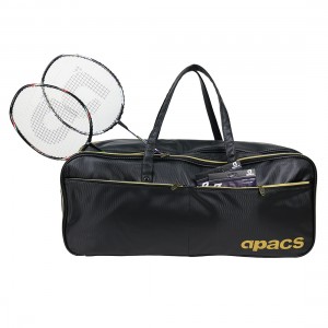 Apacs Deluxe Double Compartment Holdall AREC802 - Black/Gold