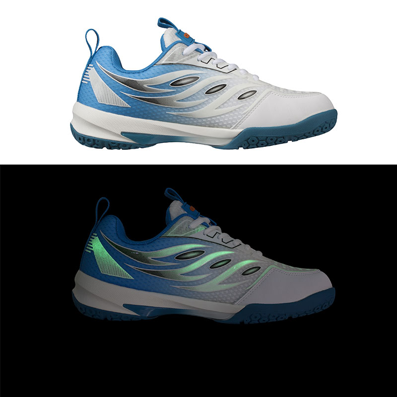 Apacs Performance 670 Shoes - White/Blue